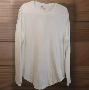 Public Opinion Crewneck T-shirt Men XXL White Round Hem Base Layer Lounge New